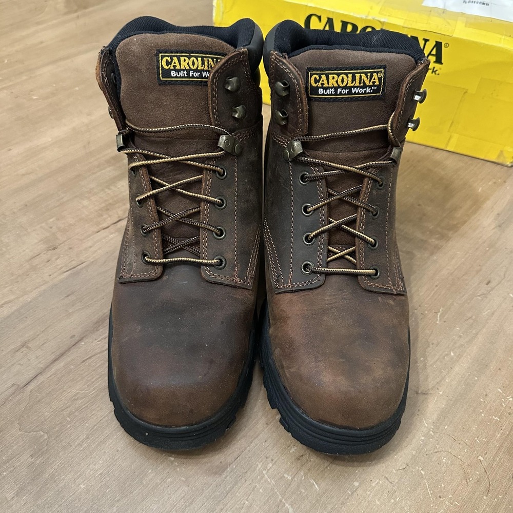 Carolina CA3526 Work Boots Mens Size 13 D Brown Steel Toe Waterproof Leather - Picture 2 of 8